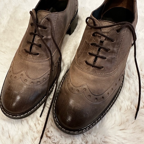 Pedro Garcia gray Leather Women's Loafers
